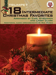 18 INTERMEDIATE CHRISTMAS FAVORITES TRUMPET IN B FLAT BK/CDROM cover Thumbnail